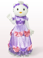 Weibliche Hallo Kitty in Wedding Dress Adult Maskottchen Kostüm Halloween Funny