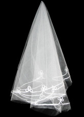Viel de marrie 150*100 cm organza yarn beige