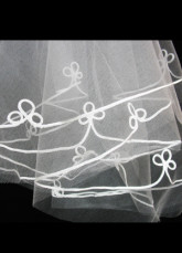 Viel de marrie 150*100 cm organza yarn beige