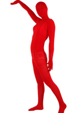 Flame Red Velvet Unisex Zentai Suit
