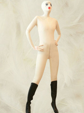 Cream Color One-Piece Baby Face Full Body Latex Catsuit