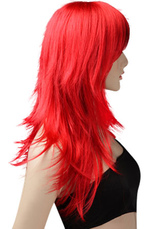 Attractive Chic  's 60cm longue perruque rouge Mode