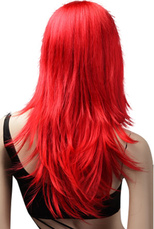 Attractive Chic  's 60cm longue perruque rouge Mode