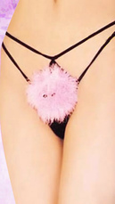 Black And Pink G-String