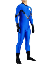 Blue Lycra Spandex Superhero Costume Zentai Bodysuit