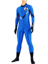 Blue Lycra Spandex Superhero Costume Zentai Bodysuit