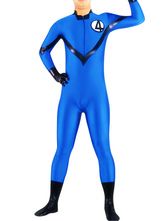 Blue Lycra Spandex Superhero Costume Zentai Bodysuit