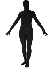 Black Lycra Spandex Unisex Original Zentai Suit