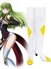 Code Geass C.C. Imitated Leather Rubber Cosplay Shoes