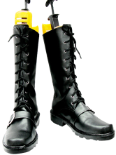 DOD imité Bottes en cuir caoutchouc Cosplay