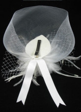Elégant voile blanc de mariage pour la mariée Net