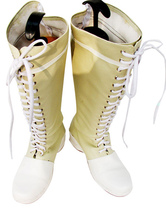 Final Fantasy Yuffie Kisaragi Imitated Leather Rubber Cosplay Shoes