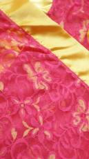 Lingerie Sexy Dress Kimono Dentelle Fuchsia