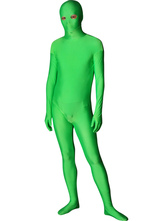Green Unisex Open Eye Lycra Zentai Suit