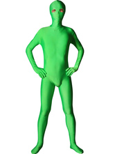 Green Unisex Open Eye Lycra Zentai Suit