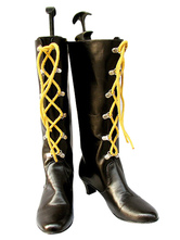 Higurashi quand ils pleurent Rena imité Chaussures en cuir Cosplay