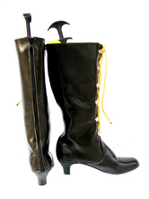 Higurashi quand ils pleurent Rena imité Chaussures en cuir Cosplay