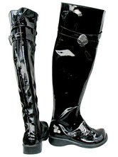 Hitman Reborn Chrome Dokuro Imitated Leather Rubber Cosplay Shoes