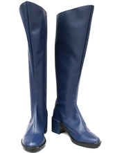 Sailor Moon Ami Mizuno Imitated Leather Rubber Cosplay Shoes