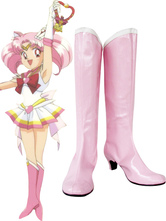 Sailor Moon Cosplay imité Chaussures en cuir
