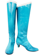 Sailor Moon Sailor Mercury Imitated Leather Cosplay Shoes