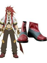 Tales of the Abyss Luke Imitated Leather Rubber Cosplay Shoes