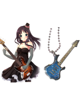 Blue Kanon Cosplay Pendant Necklace