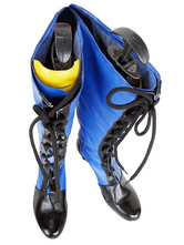 Black And Blue Kuroshitsuji Cosplay Imitated Leather Boots