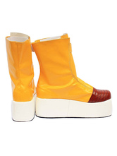 Dragon Ball imité des chaussures en cuir de Cosplay