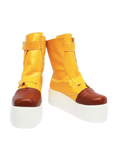 Dragon Ball imité des chaussures en cuir de Cosplay