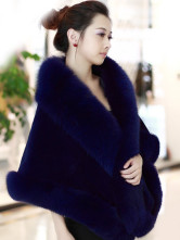 Fourrure Dames Peau Lapin Castor Bleue Foncée Splendide