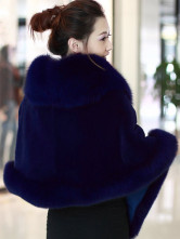 Fourrure Dames Peau Lapin Castor Bleue Foncée Splendide