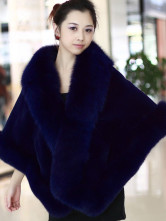 Fourrure Dames Peau Lapin Castor Bleue Foncée Splendide