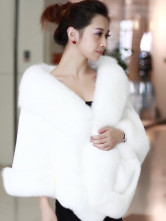 Fourrure Dames Peau Lapin Castor Blanche Splendide