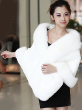 Fourrure Dames Peau Lapin Castor Blanche Splendide