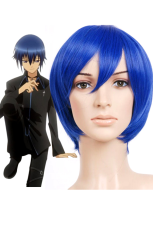 Blue 30cm Shugo Chara! Tsukiyomi ikuto Nylon Cosplay Wig