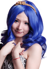 Blue 45cm VOCALOID Nylon Cosplay Wig