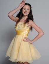 Vestido de raso con cuentas Narciso neto corto de baile Vestido de Fiesta
