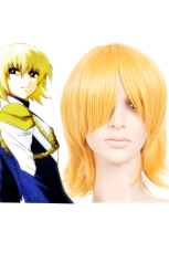 Deep Gold 35cm Gundam Seed Cagalli Yula Athha Nylon Cosplay Wig