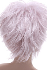 Light Pink 35cm Katekyo Hitman Reborn! Byakuran Nylon Cosplay Wig
