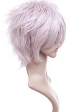 Light Pink 35cm Katekyo Hitman Reborn! Byakuran Nylon Cosplay Wig