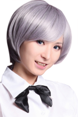 Light Purple 30cm Axis powers Hetalia Norway Nylon Cosplay Wig