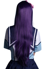 Purple Mobile Suit Gundam 00 Tieria·Erde Nylon Cosplay Wig