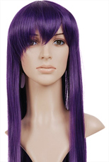 Purple Mobile Suit Gundam 00 Tieria·Erde Nylon Cosplay Wig