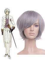 Silver 32cm Black Butler Kuroshitsuji Ash Landers Nylon Cosplay Wig