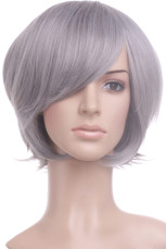 Silver 32cm Black Butler Kuroshitsuji Ash Landers Nylon Cosplay Wig