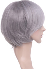 Silver 32cm Black Butler Kuroshitsuji Ash Landers Nylon Cosplay Wig