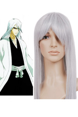 Gris et argent perruque cosplay Nylon 80cm
