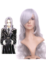 Silver Gray 90cm Angel Sanctuary Rosiel Nylon Cosplay Wig