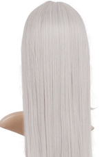 Silver Gray 100cm Katekyō Hitman Reborn! Superbia Squalo Cosplay Wig